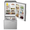 Whirlpool® Brand New WRB322DMBM - 33-inches wide Bottom-Freezer Refrigerator with Spill Guard™ Glass Shelves - 22 Cu. ft