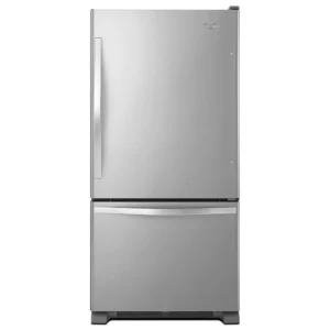 Whirlpool® Brand New WRB322DMBM - 33-inches wide Bottom-Freezer Refrigerator with Spill Guard™ Glass Shelves - 22 Cu. ft