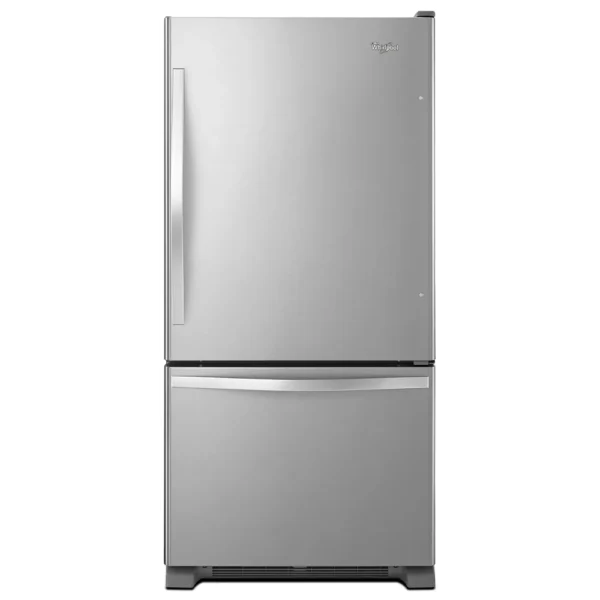Whirlpool® Brand New WRB322DMBM - 33-inches wide Bottom-Freezer Refrigerator with Spill Guard™ Glass Shelves - 22 Cu. ft